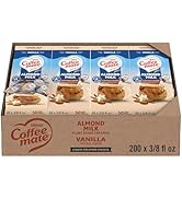 Nestle Coffee mate Coffee Creamer, Almond Milk, Liquid Creamer Singles, Plant-Based, Non Dairy, N...