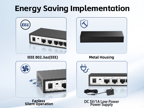 10-Port Gigabit Unmanaged Etherent Switch