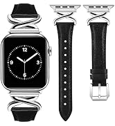 JR.DM Leather Bands Women Compatible with Apple Watch 40mm 38mm 44mm 45mm 41mm 42mm 46mm 49mm Dre...