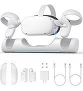 ZYBER Charging Dock for Meta Quest 2, VR Charger Station for Oculus Quest 2, Wireless Charging St...