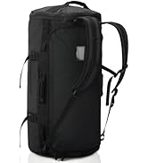 Haimont Large Duffle Backpack Bag for Men, Long Travel Duffel with Backpack Straps, Heavy Duty Ba...