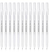 Dacono 12 Pack White Gel Pens, 0.8mm Extra Fine Point, Premium White Ink Gel Pen, For Black Paper...