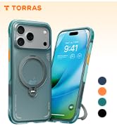 TORRAS Ostand Q3 Air for iPhone 17 Pro Case 6.3'' with Stronger Magnetic Stand, Fit for Magsafe, ...