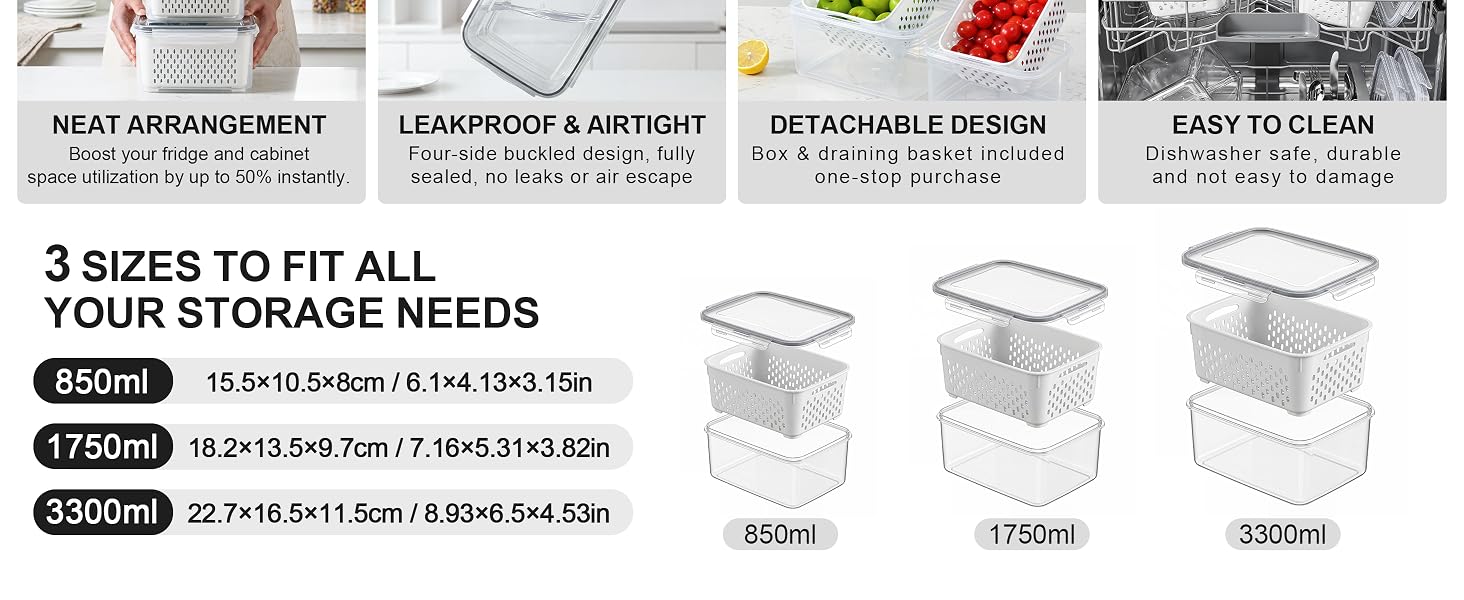 fruit containers for fridge