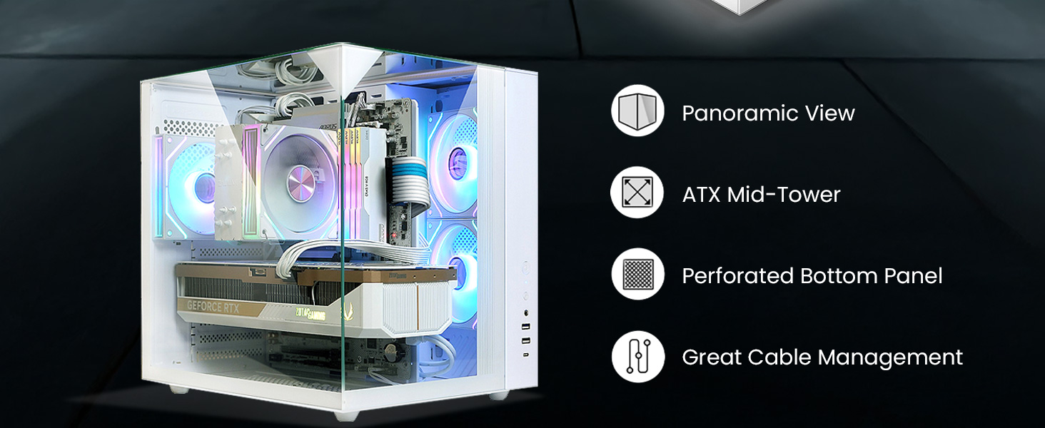 Zalman ZQBE ATX Mid Tower PC Case