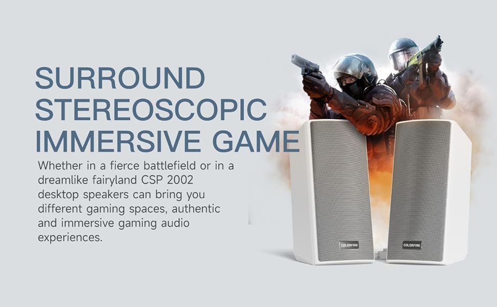 Surround stereoscopic immersive game