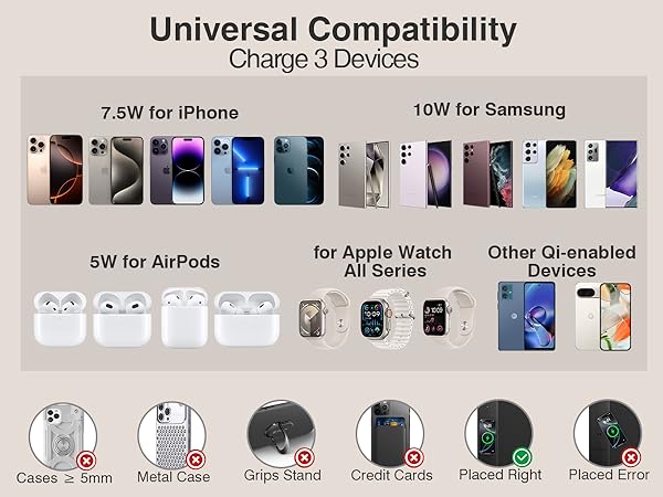 magnetic wireless charging mouse pad