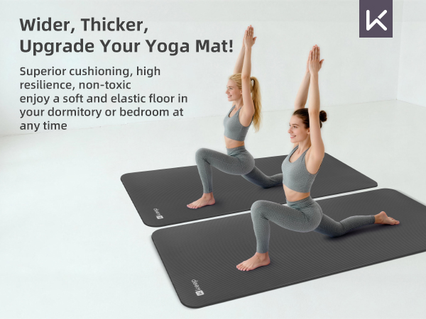 Wider, Thicker,Upgrade Your Yoga Mat!