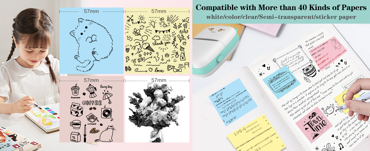 Compatible with More than 40 Kinds of Papers