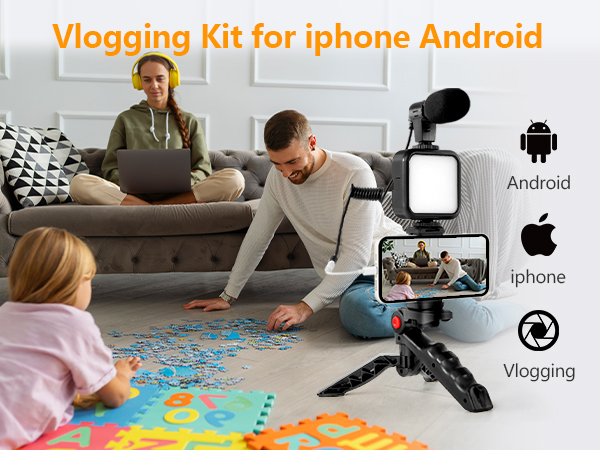Vlogging Kit for iPhone, Android