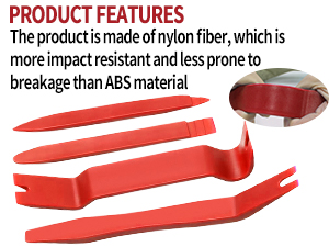 Auto Car Trim Removal Tool Kit Metal Pry Tool Auto Fastener Remover Pry Bar Set Trim Remover Kits 