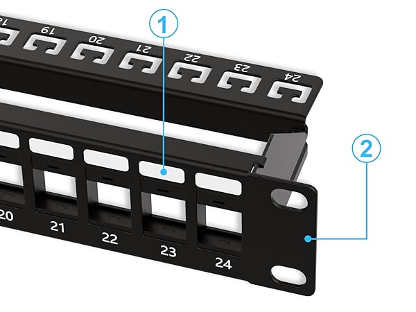 Blank Keystone Patch Panel