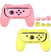 FASTSNAIL Grips Compatible with Nintendo Switch for Joy Con &amp; OLED Model for Joycon, Wear-Resista...