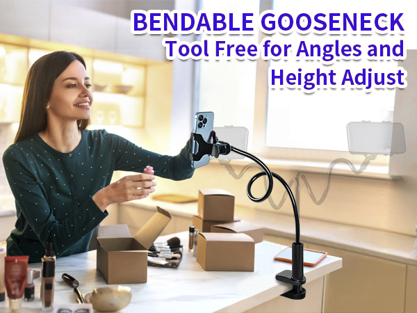 phone gooseneck holder