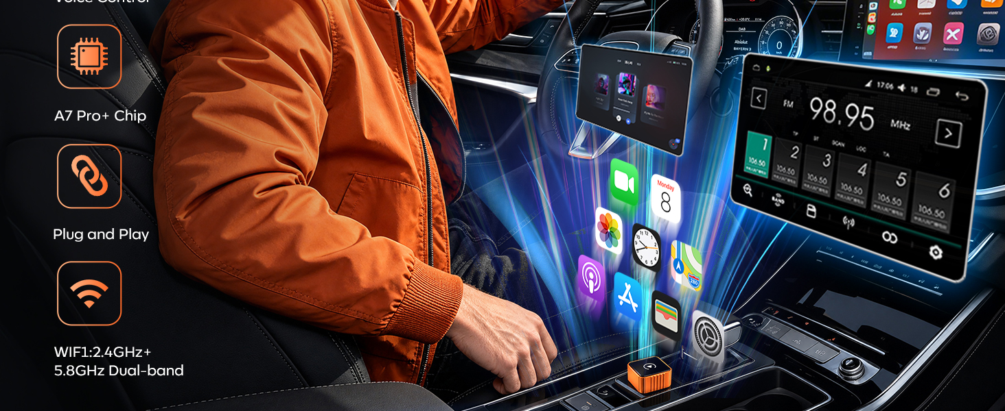 wireless carplay adapter for iphone