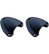 Berfi Life Marine Wire Cable Vent Cover with 3 Screws, Plastic Clamshell Vent Clam Shell Vent Cov...