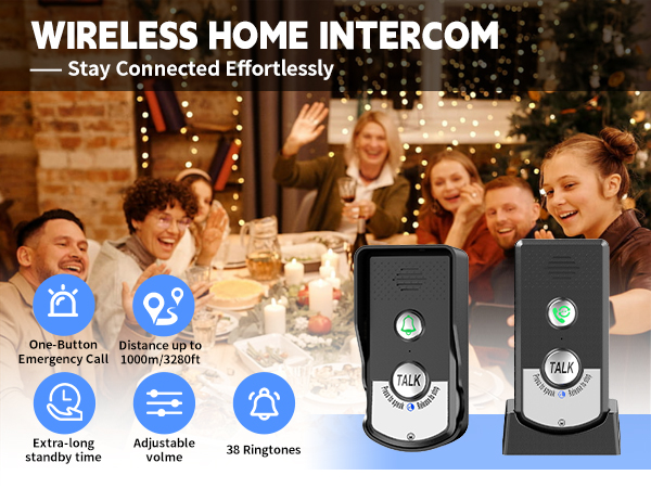 wireless intercom for home