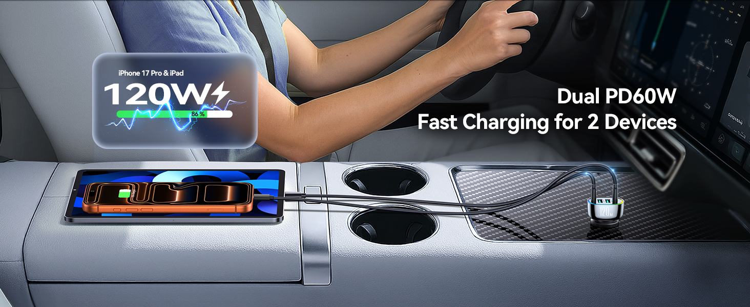 USB-C car charger 