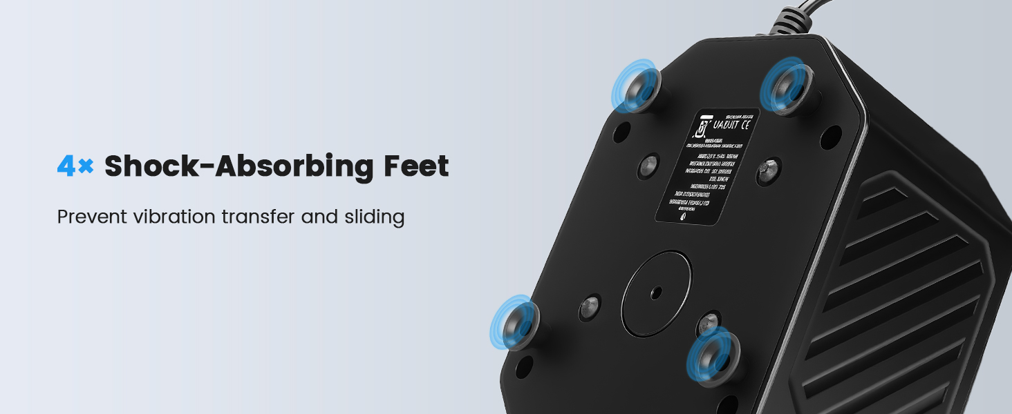 fishkeeper Powerfu Quiet Aquarium Air Pump Adjustable Dual-Outlet Fish Tank Air Pump