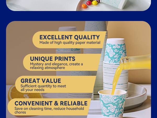 3oz bathroom cups printed small cups