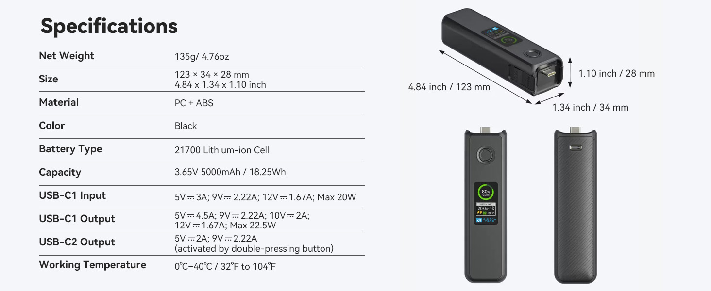 dji pocket 3 battery handle