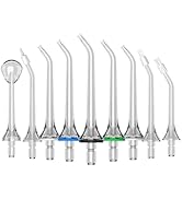 VIMMK 9 Pcs Replacement Nozzles for Y208 Water Flosser ONLY