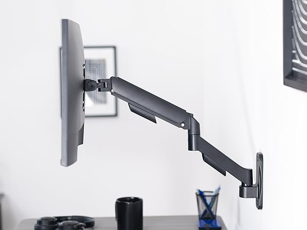 Mount your monitor on the wall and free up desk space.