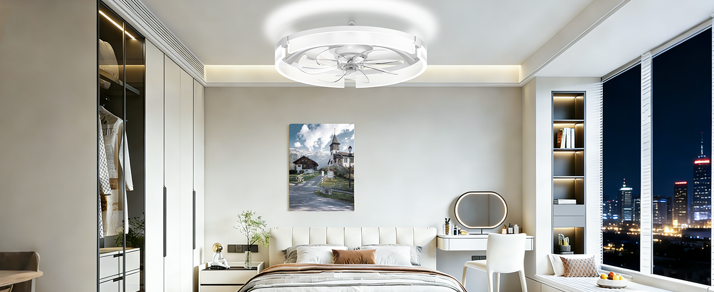 flush mount ceiling fans with lights and remote