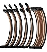 Asiahorse 16AWG Pro Power Supply Sleeved Cable, Internal Power Supplies Extension Cable Kit, 1x24...