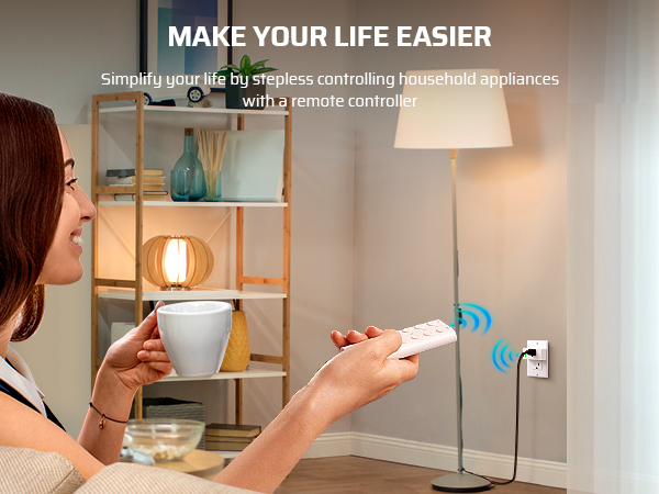 wireless remote control outlet