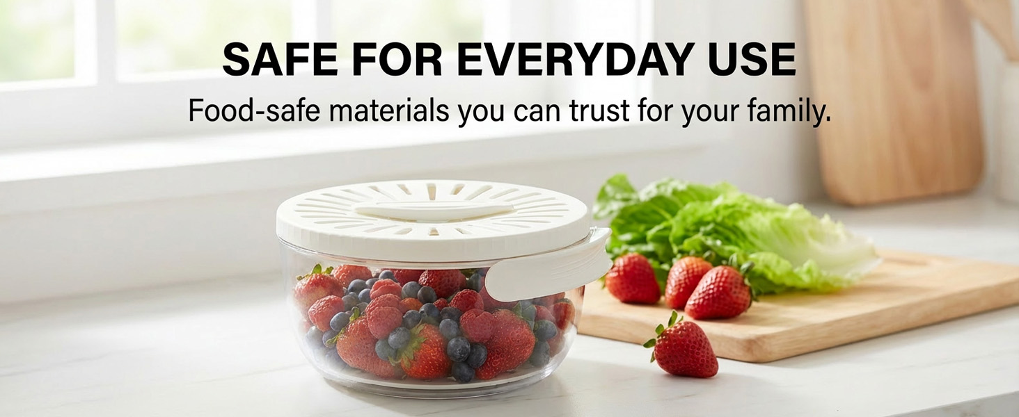 Mesh Fruit Basket Straine Cleaner Bowl with Lid 2-in-1 Draining and Preservation Multifunctional