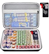 Battery Organizer Storage Case with Tester, Battery Box Holder Garage Container Bag Fits for AA A...