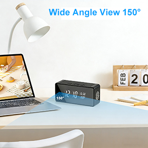 hidden camera alarm clock