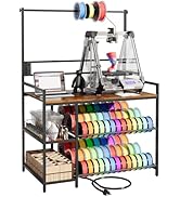HavenlyYouth 3D Printer Stand with Filament Storage, 41“ x 23.6” x 57.4“ Large 3D Printer Table w...