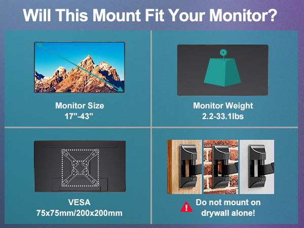 monitor wall mount