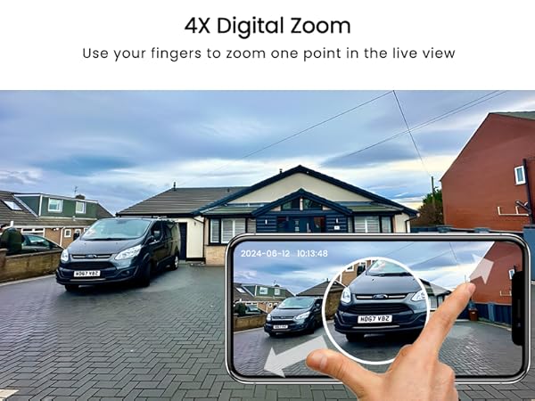 ANRAN 2K Cameras for Home Security Outside