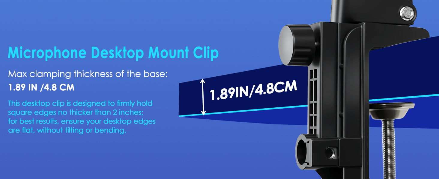 Boom Arm Stand for HyperX SoloCast 2 Adjustable Scissor Mic Stand HyperX SoloCast 2 Microphone 