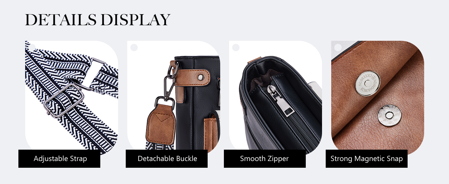 Multi Pocket Crossbody Purses