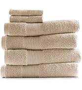 Hearth &amp; Harbor Bath Towels for Bathroom - 100% Ring Spun Cotton Luxury Bathroom Towels - Ultra S...