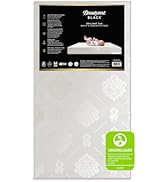 Beautyrest Beginnings Black Brilliant Sun 2-Stage Premium Crib and Toddler Mattress with Plant-Ba...