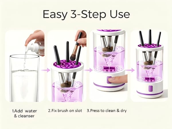 Electric Makeup Brush Cleaner Machine
