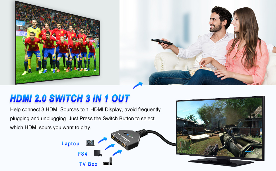 hdmi switch 3 in 1