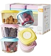 Tasttin Baby Food Containers - 5 oz Food and Snack Storage Jars with Sealing Lids, Safe and Durab...