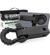 Rhino USA Shackle Hitch Receiver (Fits 2" Receivers) Best Towing Accessories for Trucks, Jeep, To...