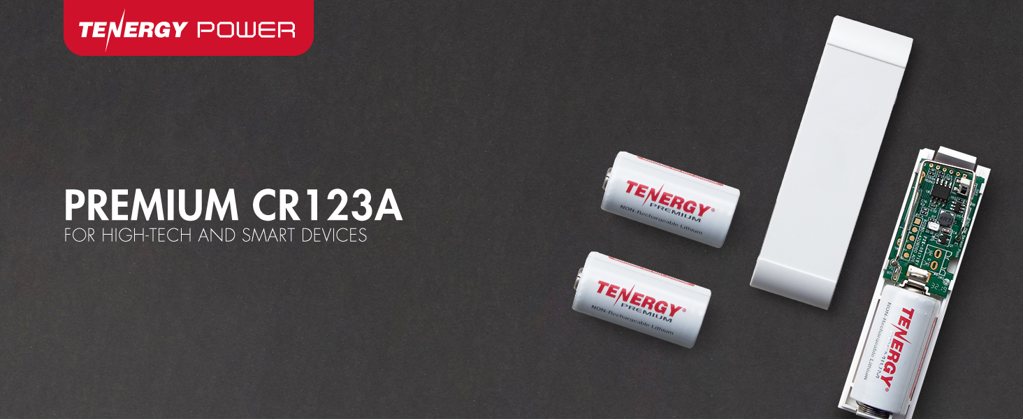 Premium CR123A for high tech and smart devices