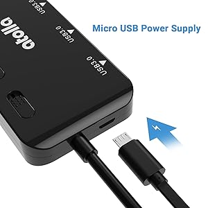 Optional Micro-USB Ports for Additional Power