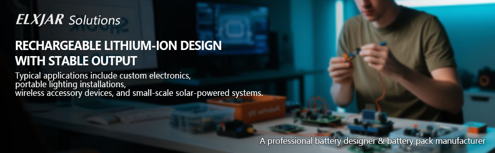 Rechargeable Lithium-Ion Design with Stable Output