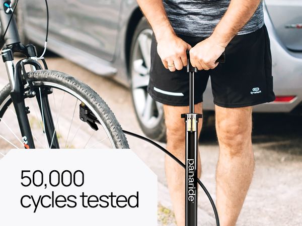 Bike pump pressure gauge