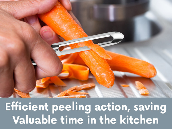 Linden Sweden Jonas Peeler Comfort Meets Safety Ergonomic Soft-grip handle peelers for kitchen