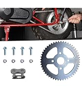 QYMOTO 420 Chain 50 Tooth Sprocket 4 Hole for Coleman CT200U,CT200U-EX,BT200X,MB165 MB200 Mini Bi...